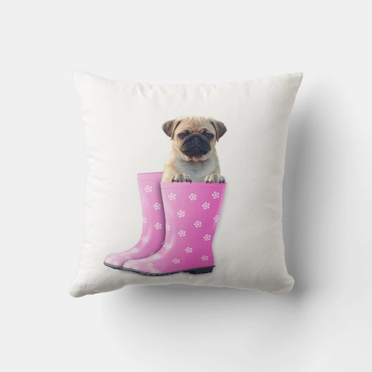 パグ クッション (裏面)