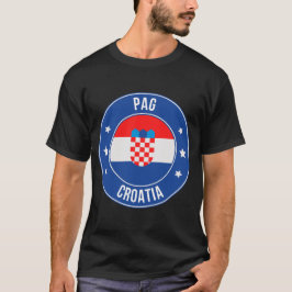 パグ クロアチアの街 Tシャツ