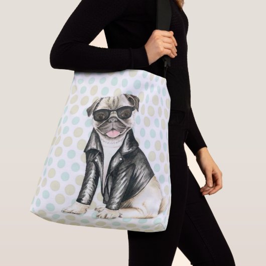 パグ クロスボディバッグ (クローズアップ)