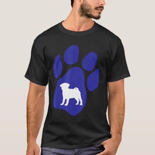 パグ グラフィック Tシャツ (正面)