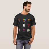 パグ コスチューム パーティー Tシャツ (正面フル)