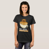 パグ コーヒーカップ Tシャツ (正面フル)