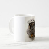 パグ コーヒーマグカップ (正面左)