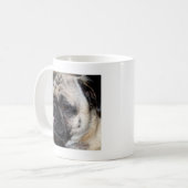 パグ コーヒーマグカップ (正面左)