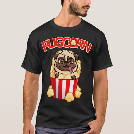 パグ コーン Tシャツ (正面)