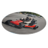 パグ・ゴーカート・レース カッティングボード (角)