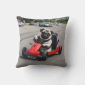 パグ・ゴーカート・レース クッション (裏面)