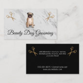 パグ | シザーズドギートリマー 名刺 (正面/裏面)