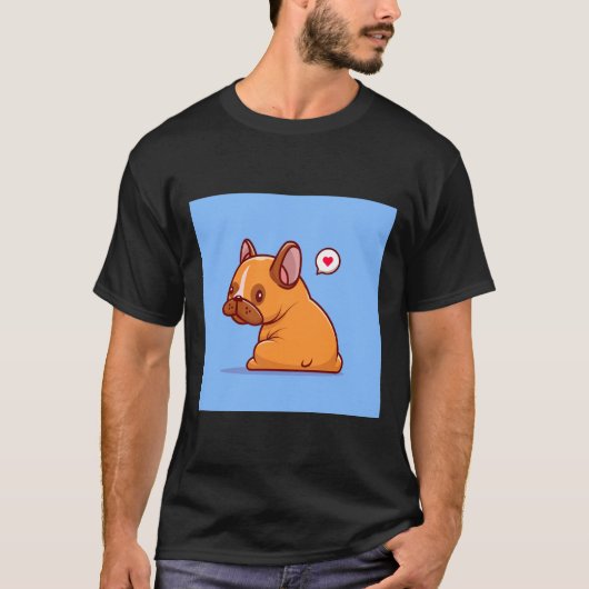 パグ スクープ Tシャツ (正面)