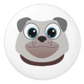 パグ セラミックノブ (正面)