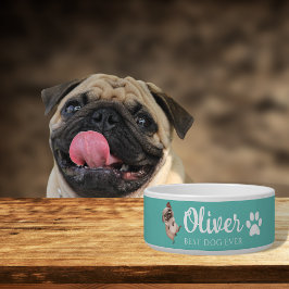 パグ セラミック ペットボウル