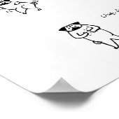 パグ・チキンダンス ポスター (角)