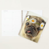 パグ(デイジークラウン付) プランナー手帳 (ディスプレー)