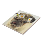 パグ(デイジークラウン) タイル (側面)