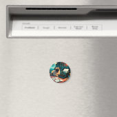 パグ・ドッグ紳士のヴィンテージ マグネット (インサイチュ (食洗機))