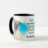 パグ・ドッグ・ロイヤル・フレンド マグカップ (正面左)