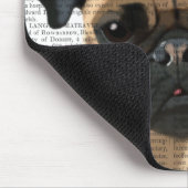 パグ、ハウンドフォーマルー、ハット マウスパッド (コーナー)