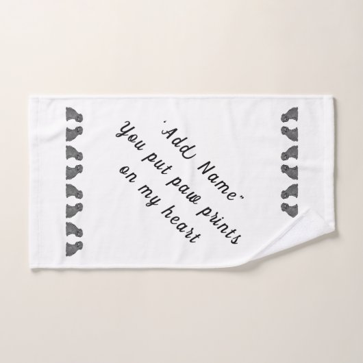 パグ ハンドタオル (ハンドタオル)