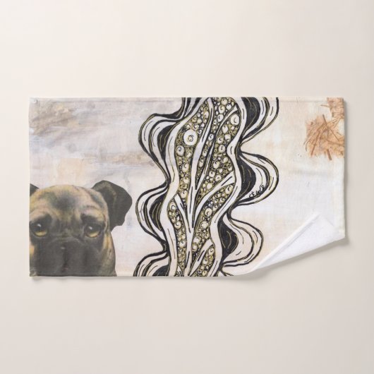 パグ バスタオルセット (ハンドタオル)