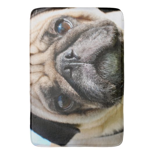 パグ バスマット (正面縦)