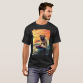 パグ パドルボード Tシャツ (正面フル)