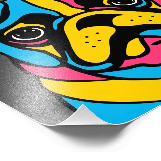 パグ フォトプリント            (角)