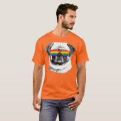 パグ プライド サングラス Tシャツ (正面フル)