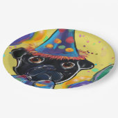 パグ ペーパープレート (アングル)