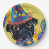 パグ ペーパープレート (正面)