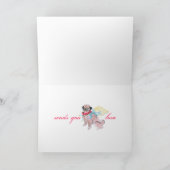 パグ ボーン モット カード (内部)