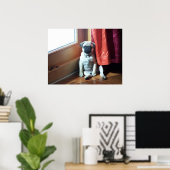 パグ ポスター (ホームオフィス)