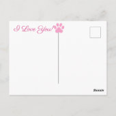 パグ ポストカード (裏面)