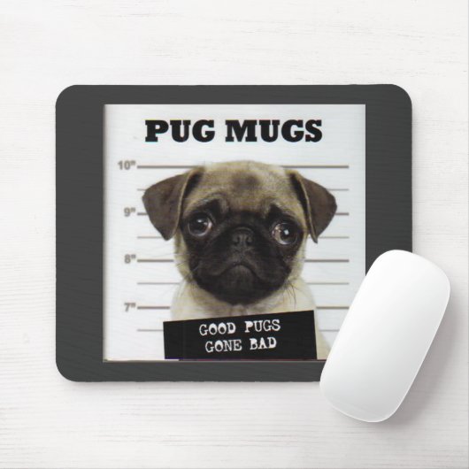 パグ マウスパッド (マウス)
