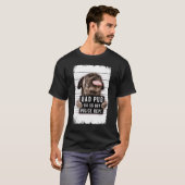パグ・マグショット Tシャツ (正面フル)