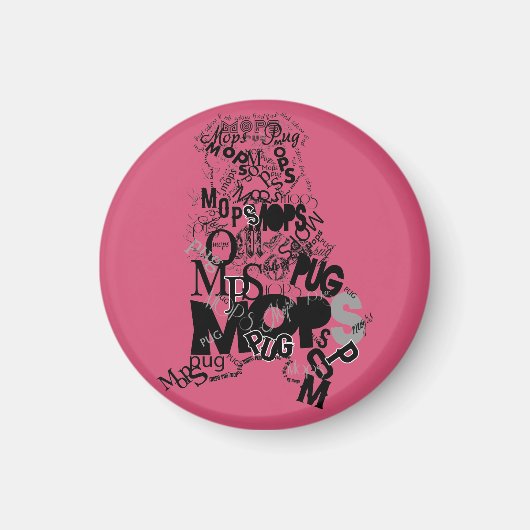 パグ マグネット (正面)