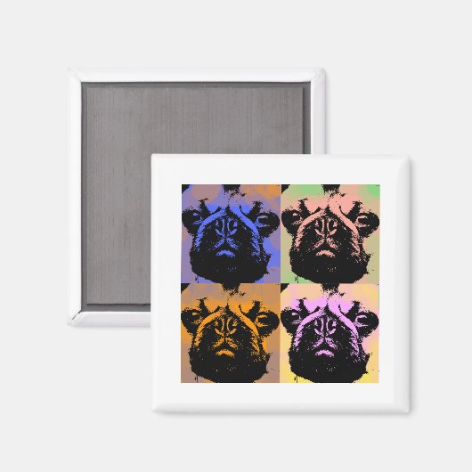 パグ マグネット (正面/裏面)