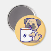 パグ マグネット (正面/裏面)