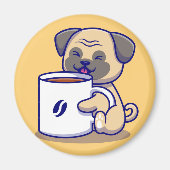 パグ マグネット (正面)