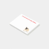 パグ·マム·パピー·ドッグ·パパ·レスキュー·パピー ポストイット (アングル)