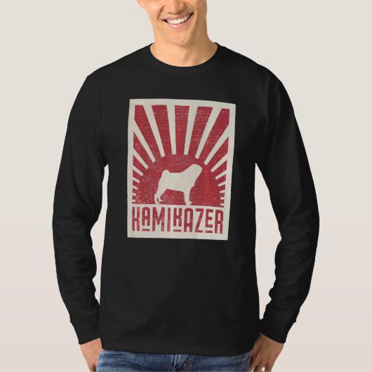 パグ モップス カルリン 犬種 12 Tシャツ (正面)