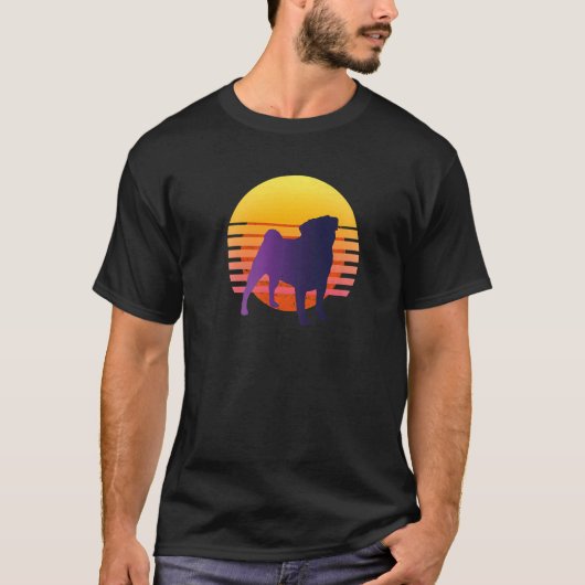 パグ モップス カルリン 犬種 38 Tシャツ (正面)