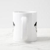 パグ·ユニコーン| Be ユニーク ジャンボコーヒーマグカップ (裏面)