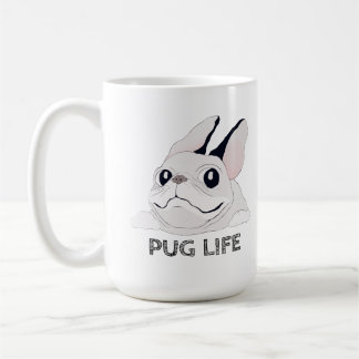 パグ ライフ コーヒーマグカップ