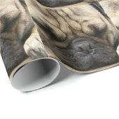 パグ ラッピングペーパー (ロールコーナー)