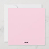 パグ ラブ ホリデー カード (裏面)