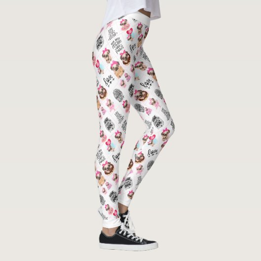パグ・ラブ レギンス (右)