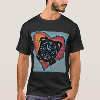 パグ ラブ Tシャツ