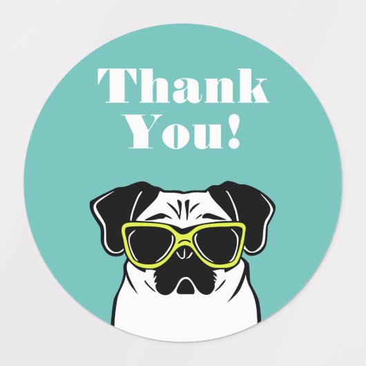 パグ ラベル (デザイン2)