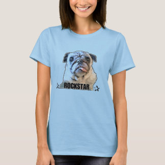 パグ・ロッカー Tシャツ