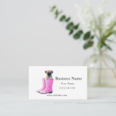 パグ·ワンピー 名刺 (スタンド正面)